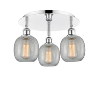 Ballston Semi-Flush Mount Satin Nickel