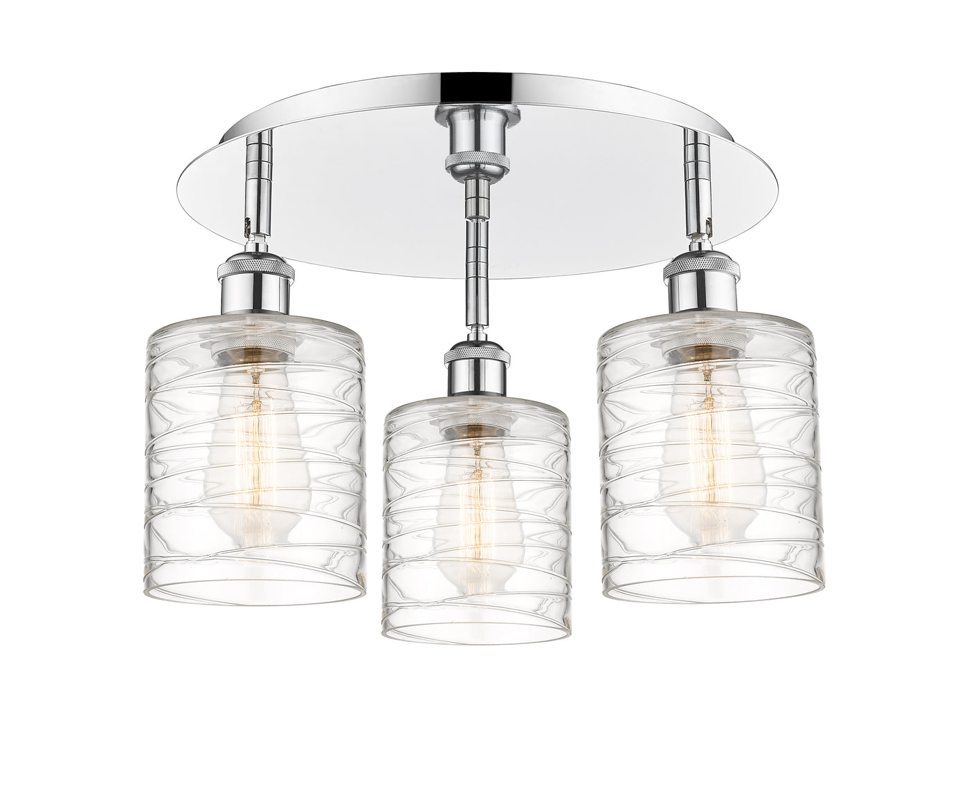 Ballston Semi-Flush Mount Satin Nickel