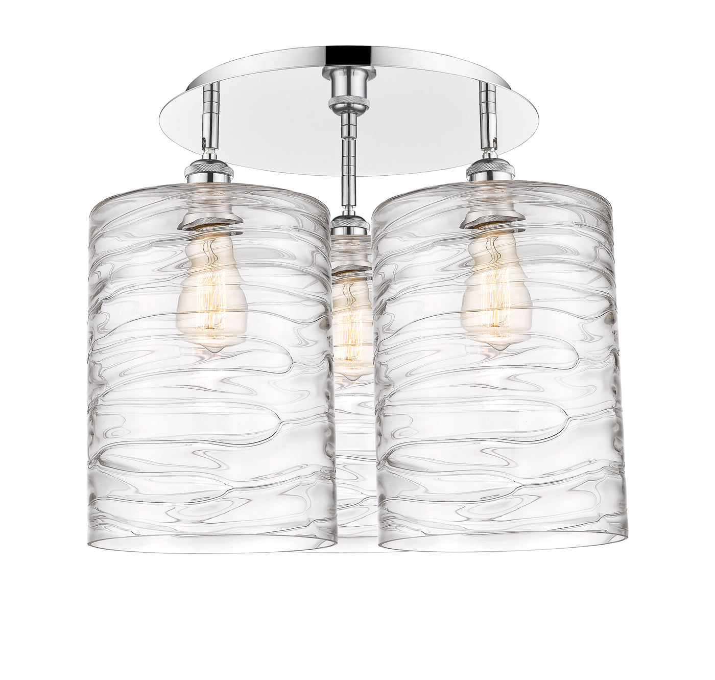 Ballston Semi-Flush Mount Satin Nickel