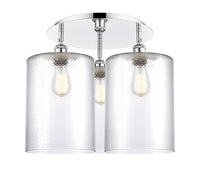 Ballston Semi-Flush Mount Satin Nickel Brass