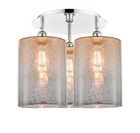 Ballston Semi-Flush Mount Satin Nickel Brass