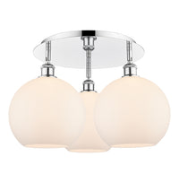 Ballston Semi-Flush Mount Satin Nickel