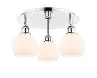 Ballston Semi-Flush Mount Satin Nickel