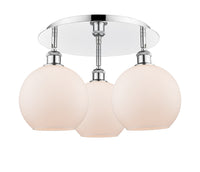 Ballston Semi-Flush Mount Satin Nickel