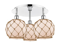Ballston Semi-Flush Mount Satin Nickel