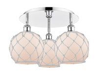 Ballston Semi-Flush Mount Satin Nickel