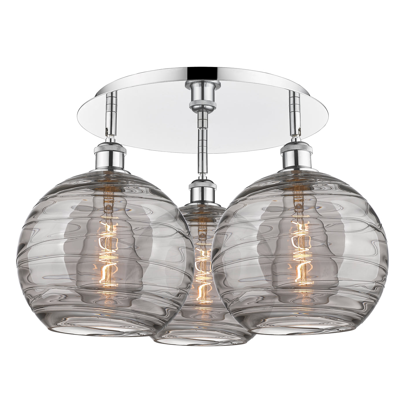 Ballston Semi-Flush Mount Satin Nickel