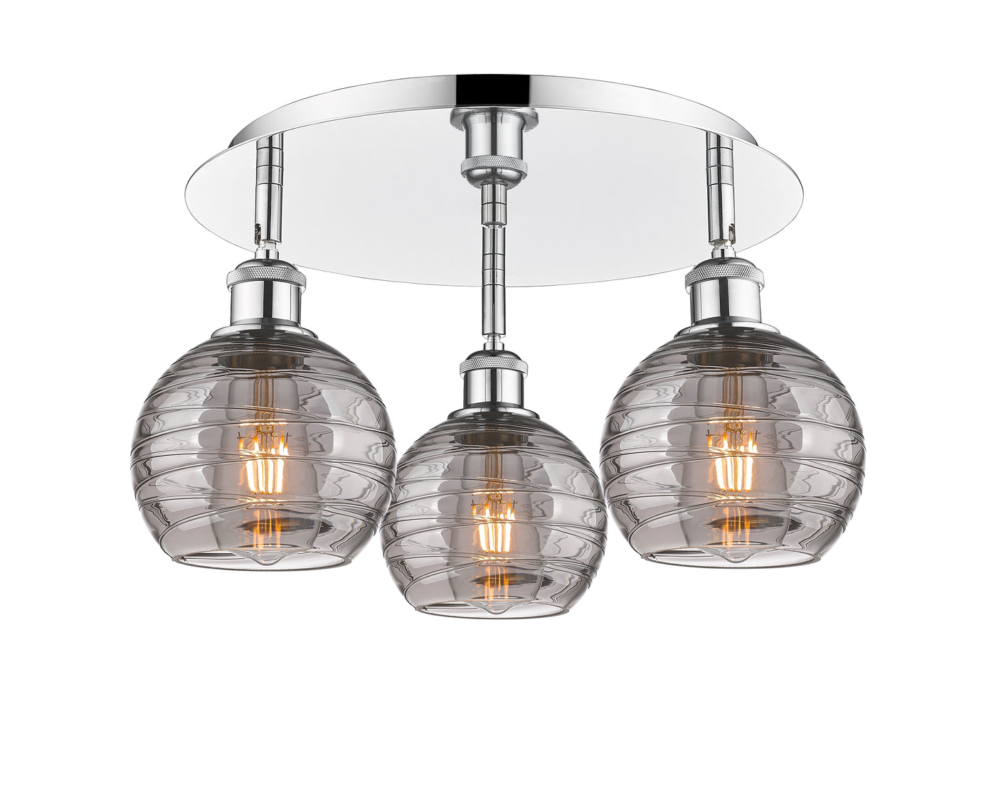 Ballston Semi-Flush Mount Satin Nickel Finish