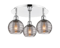 Ballston Semi-Flush Mount Satin Nickel Finish