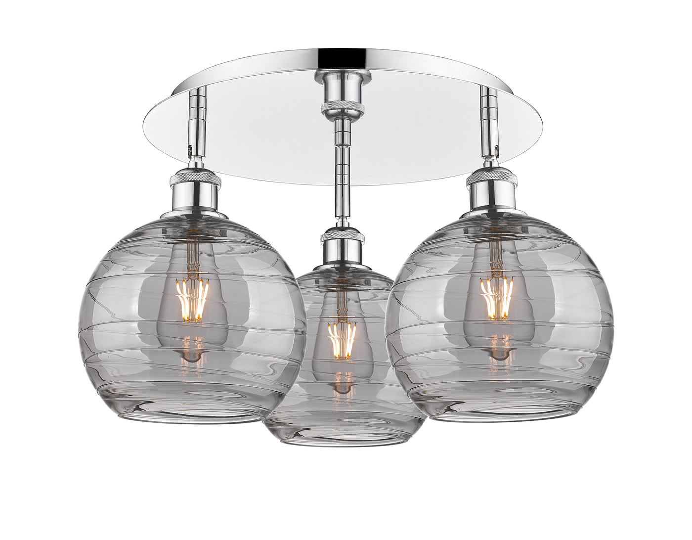Ballston Semi-Flush Mount Satin Nickel