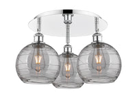 Ballston Semi-Flush Mount Satin Nickel