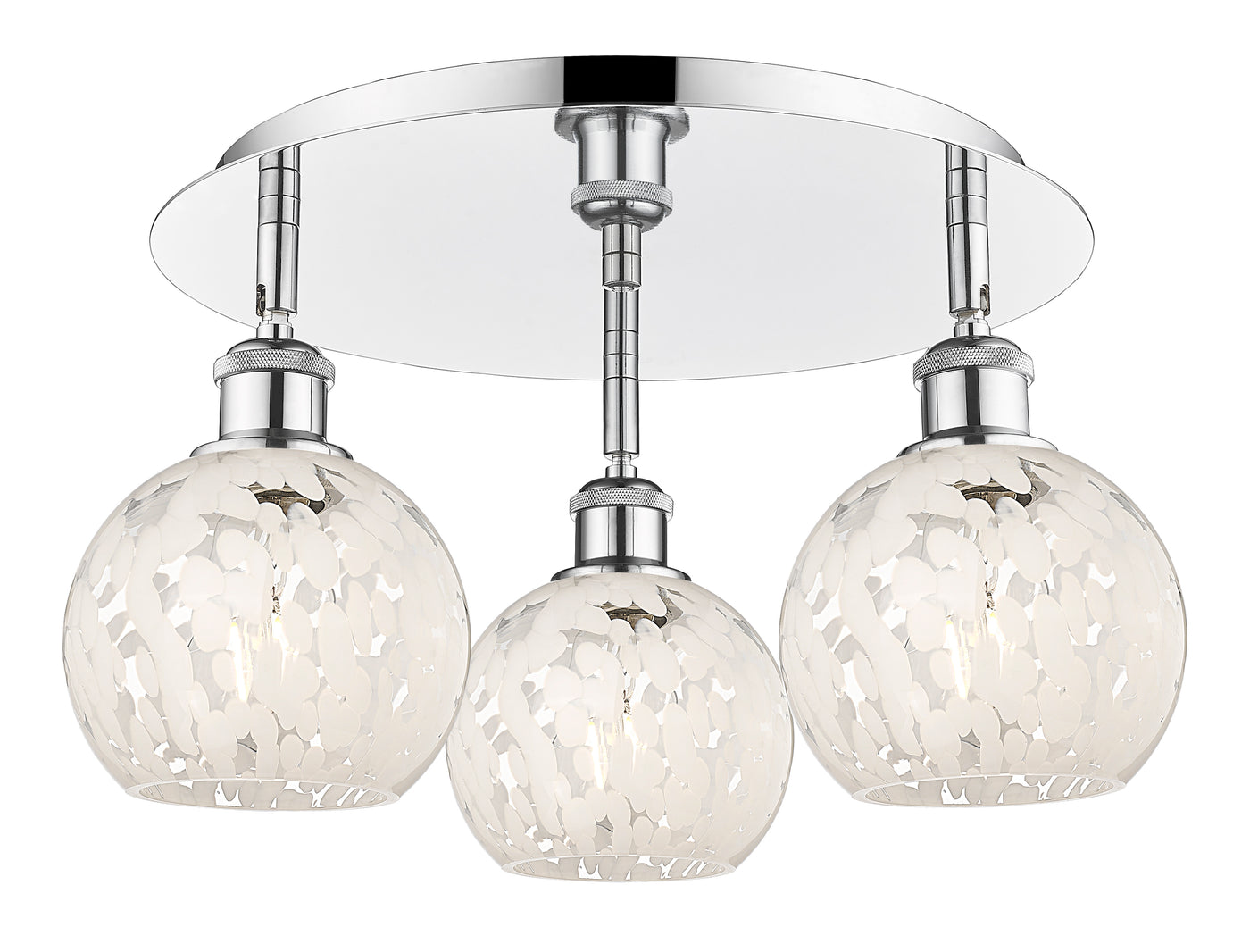Ballston Semi-Flush Mount Satin Nickel