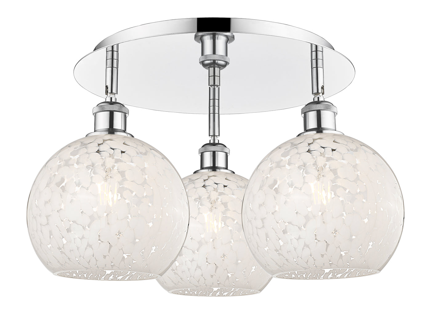Ballston Semi-Flush Mount Satin Nickel