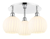 Ballston Semi-Flush Mount Satin Nickel Steel