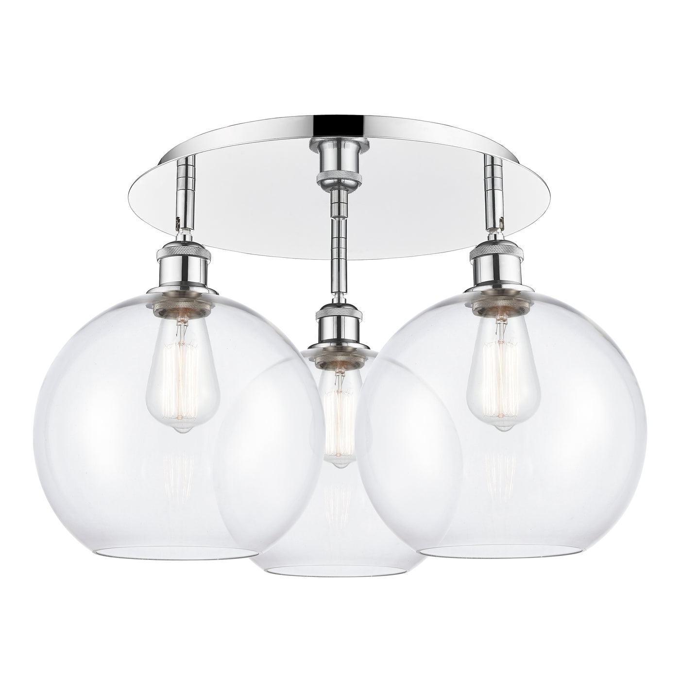 Ballston Semi-Flush Mount Satin Nickel