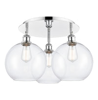 Ballston Semi-Flush Mount Satin Nickel