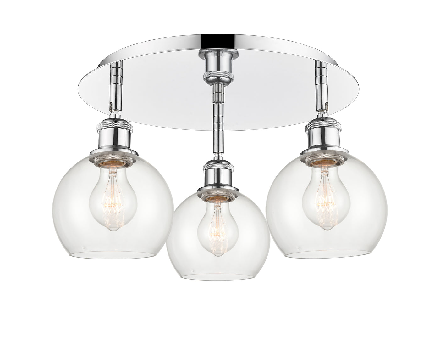 Ballston Semi-Flush Mount Satin Nickel