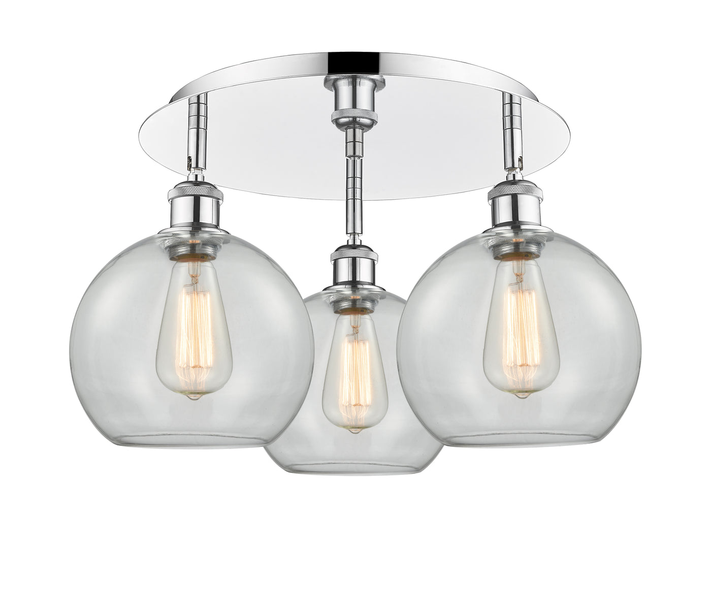 Ballston Semi-Flush Mount Satin Nickel