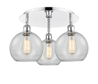 Ballston Semi-Flush Mount Satin Nickel