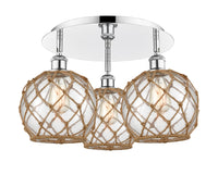 Ballston Semi-Flush Mount Satin Nickel