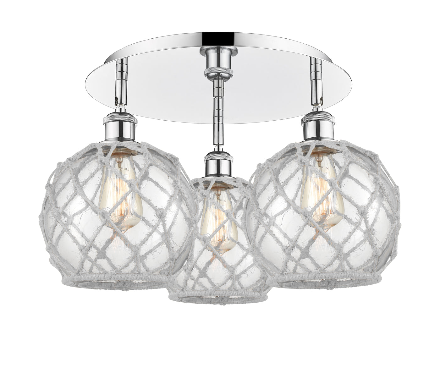 Ballston Semi-Flush Mount Satin Nickel