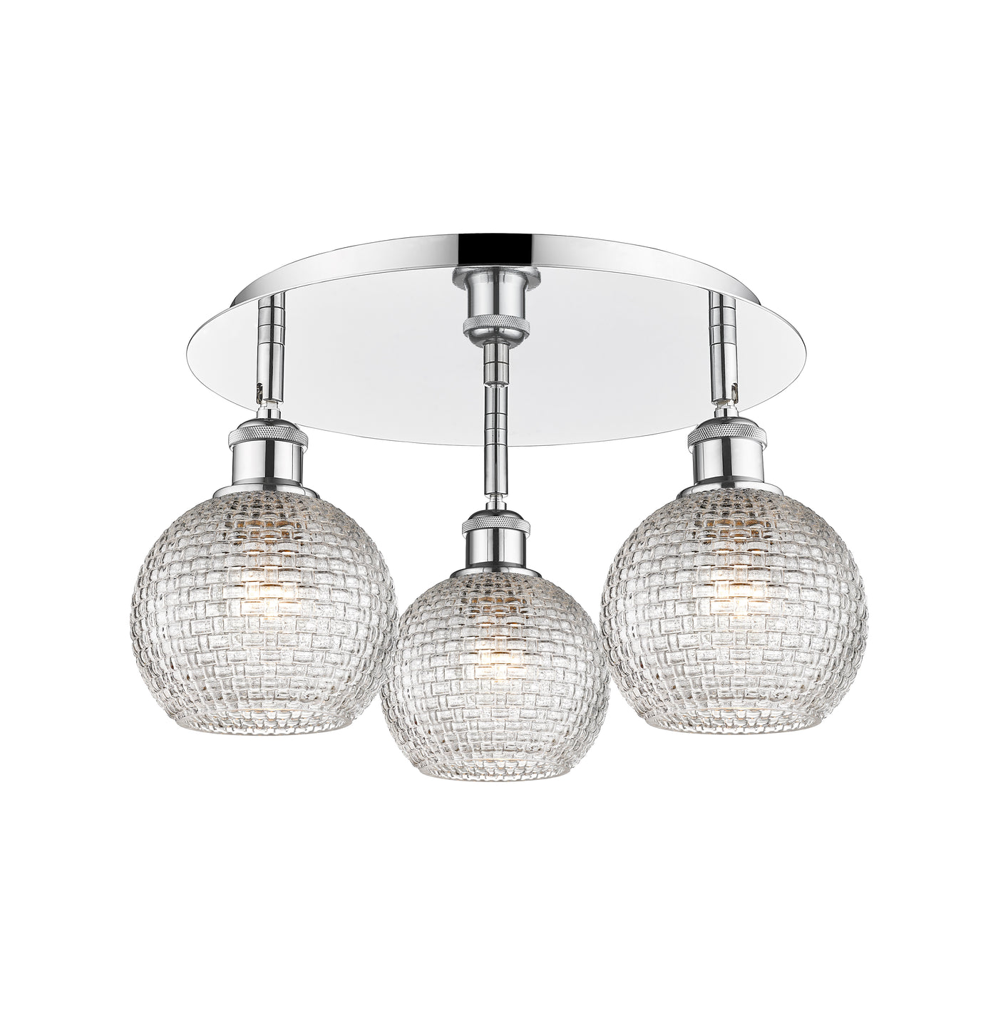Ballston Semi-Flush Mount Satin Nickel