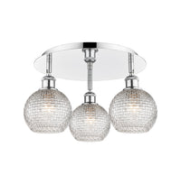 Ballston Semi-Flush Mount Satin Nickel