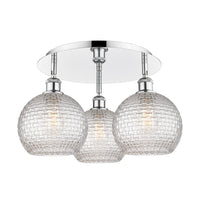Ballston Semi-Flush Mount Satin Nickel