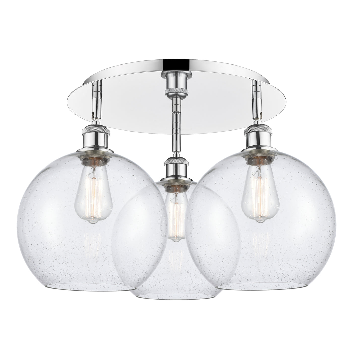 Ballston Semi-Flush Mount Satin Nickel