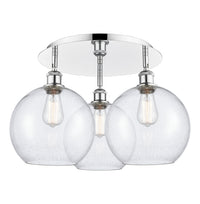 Ballston Semi-Flush Mount Satin Nickel