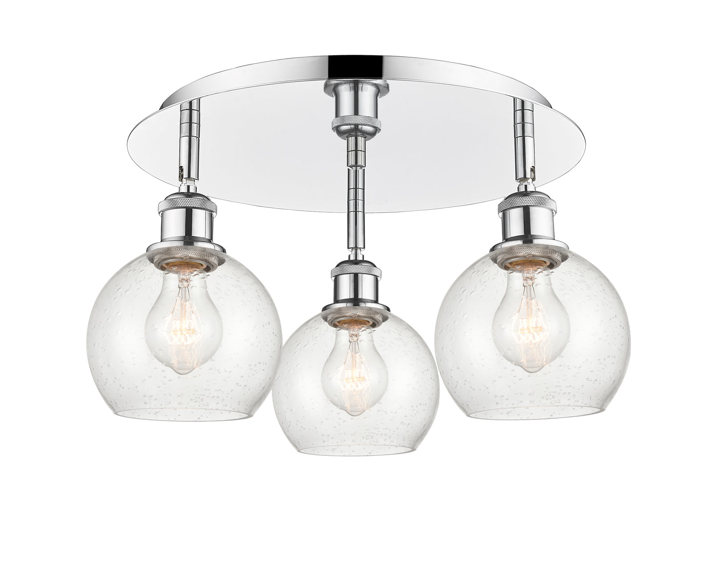 Ballston Semi-Flush Mount Satin Nickel