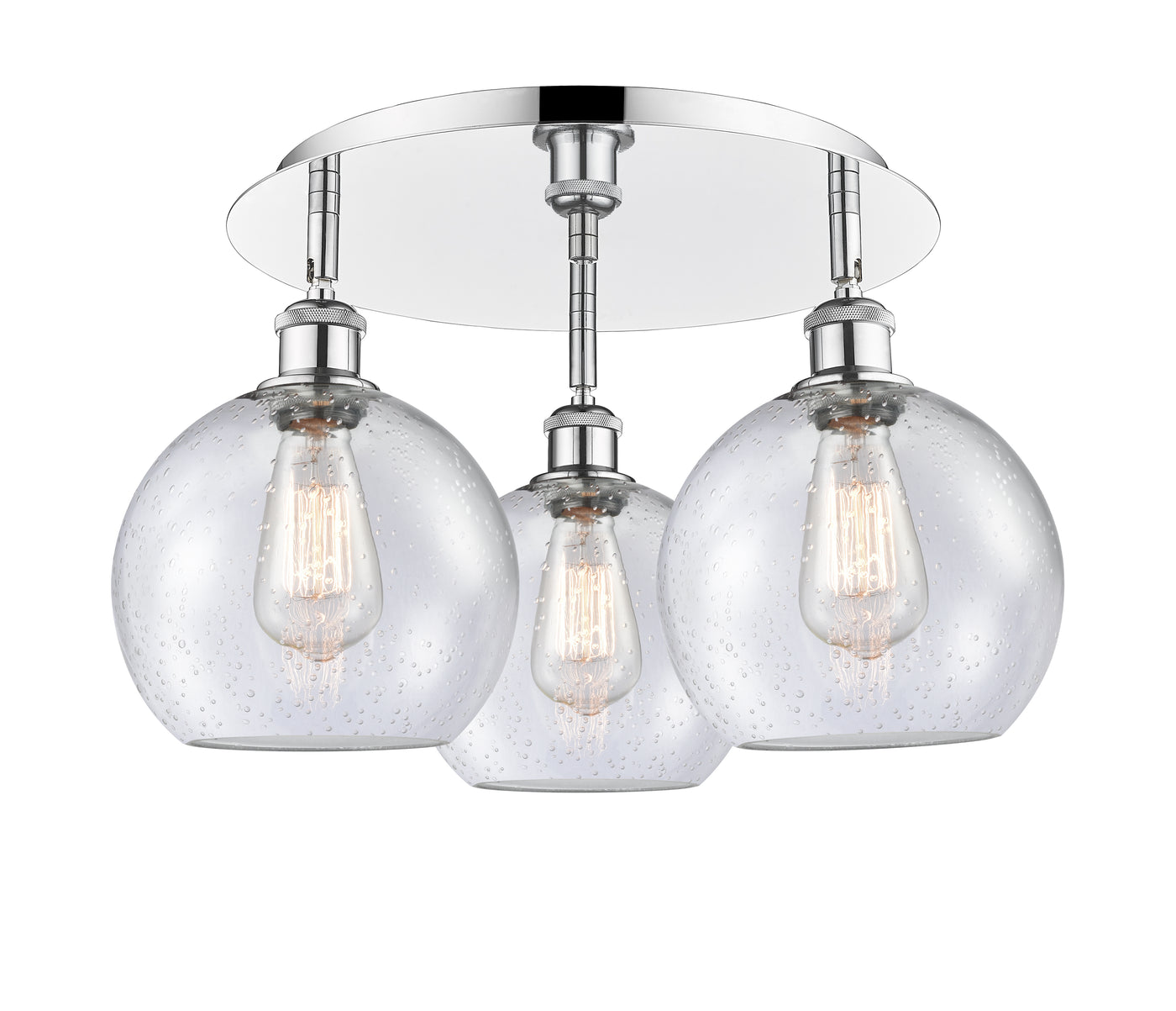 Ballston Semi-Flush Mount Satin Nickel