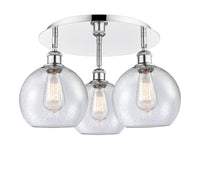 Ballston Semi-Flush Mount Satin Nickel