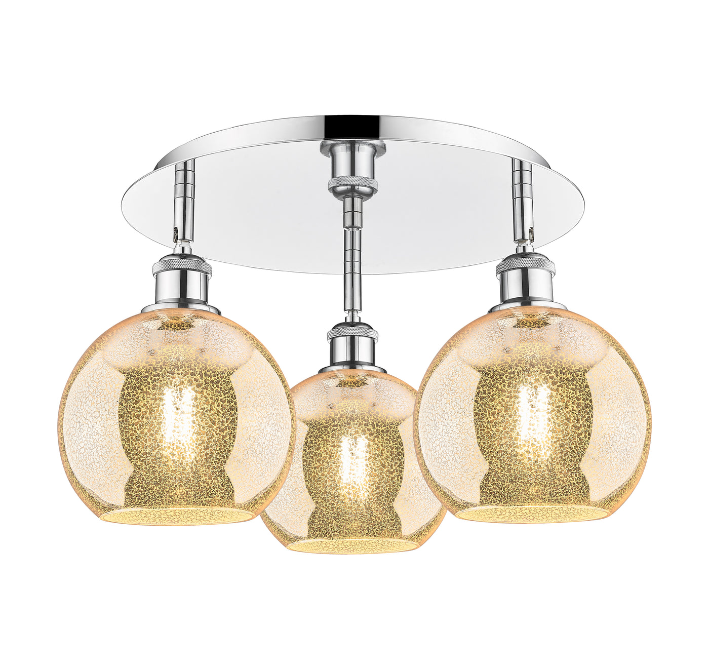 Ballston Semi-Flush Mount Satin Nickel