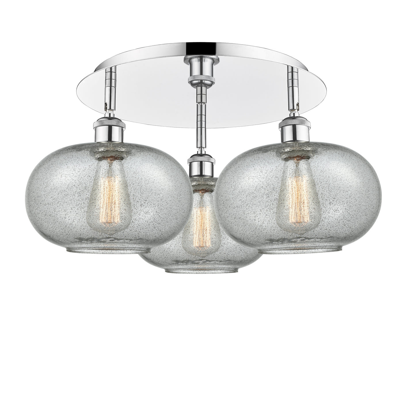 Ballston Semi-Flush Mount Satin Nickel