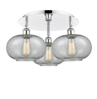 Ballston Semi-Flush Mount Satin Nickel