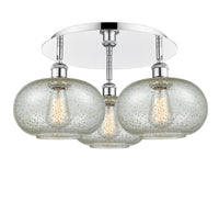 Ballston Semi-Flush Mount Satin Nickel