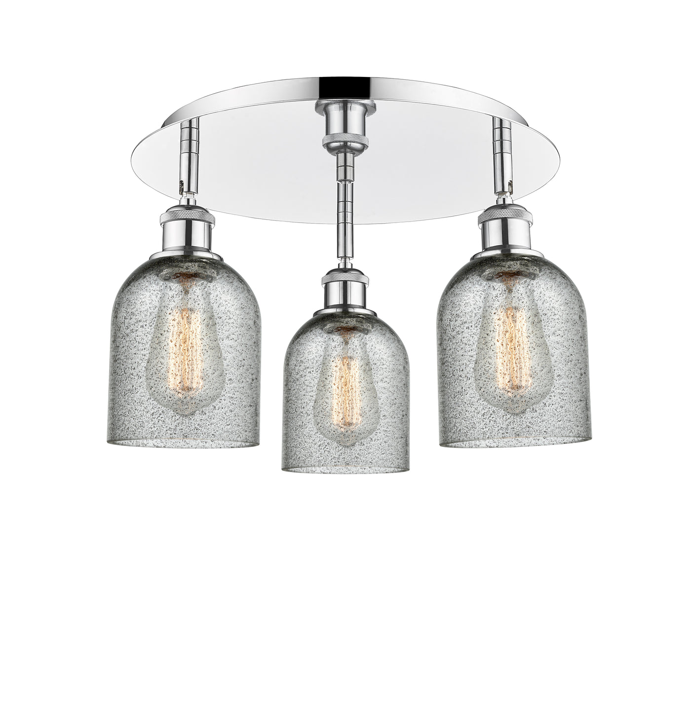 Ballston Semi-Flush Mount Satin Nickel