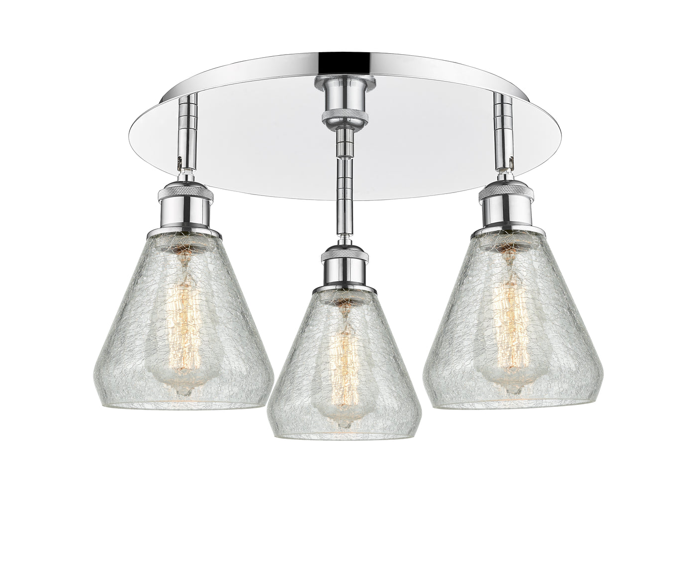 Ballston Semi-Flush Mount Satin Nickel