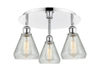 Ballston Semi-Flush Mount Satin Nickel