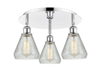 Ballston Semi-Flush Mount Satin Nickel
