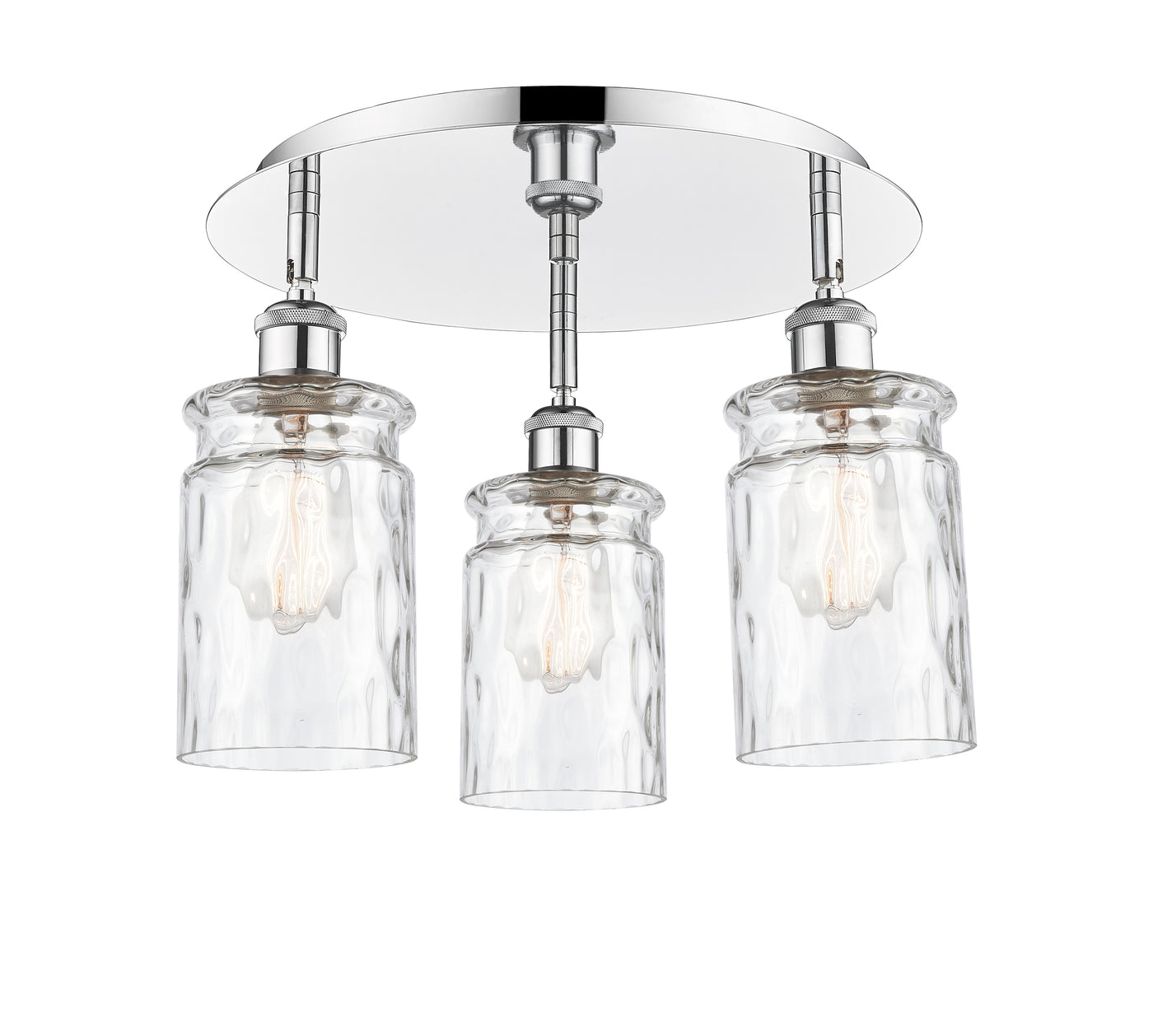 Ballston Semi-Flush Mount Satin Nickel