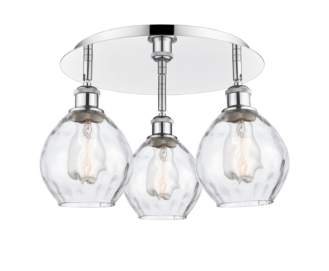 Ballston Semi-Flush Mount Satin Nickel