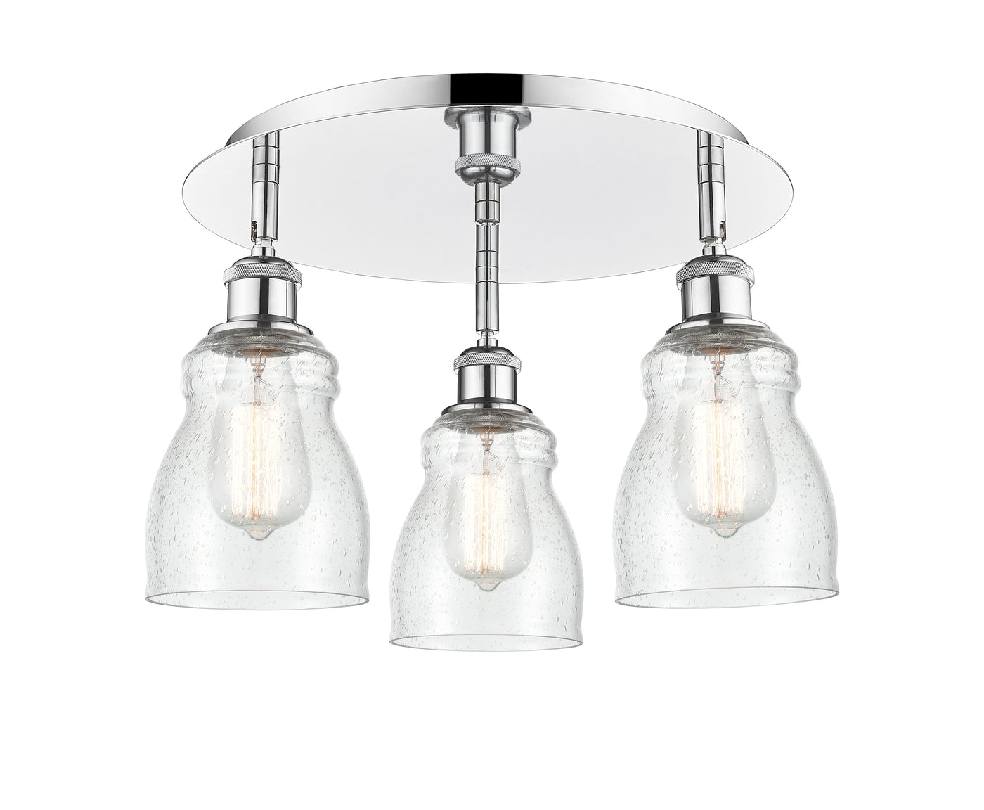 Ballston Semi-Flush Mount Satin Nickel