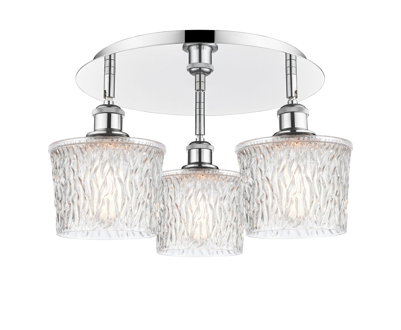 Ballston Semi-Flush Mount Satin Nickel