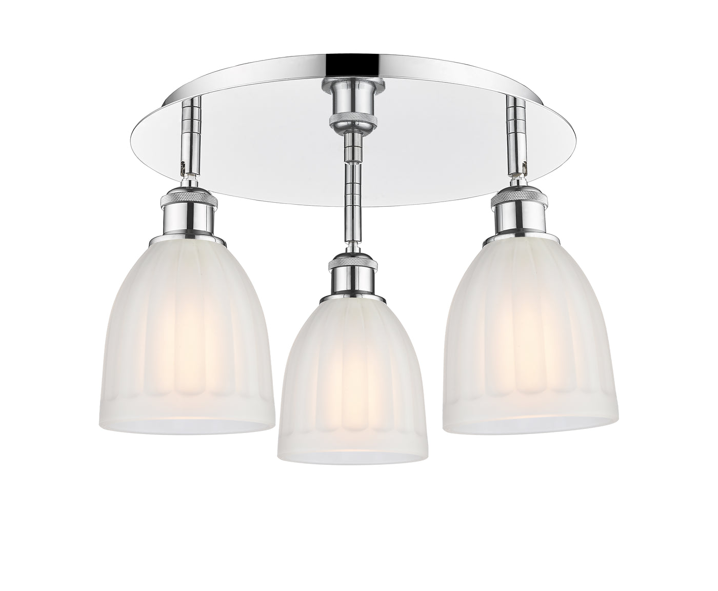 Ballston Semi-Flush Mount Satin Nickel