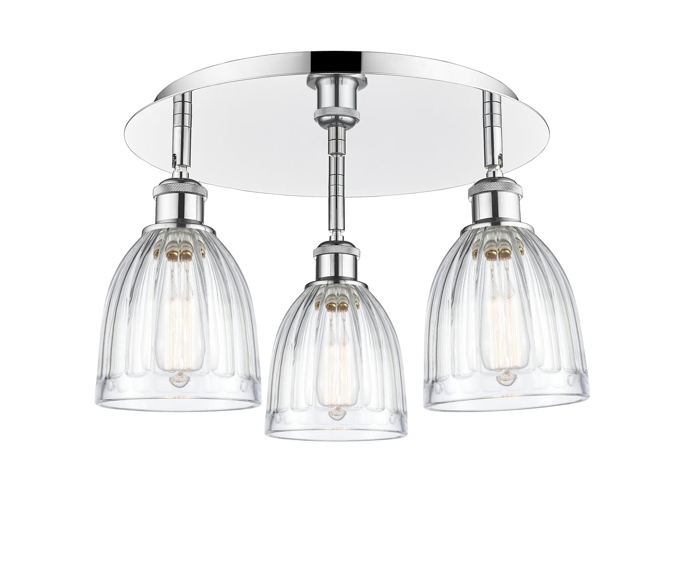 Ballston Semi-Flush Mount Satin Nickel