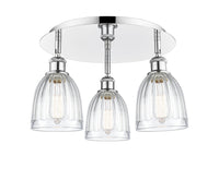 Ballston Semi-Flush Mount Satin Nickel