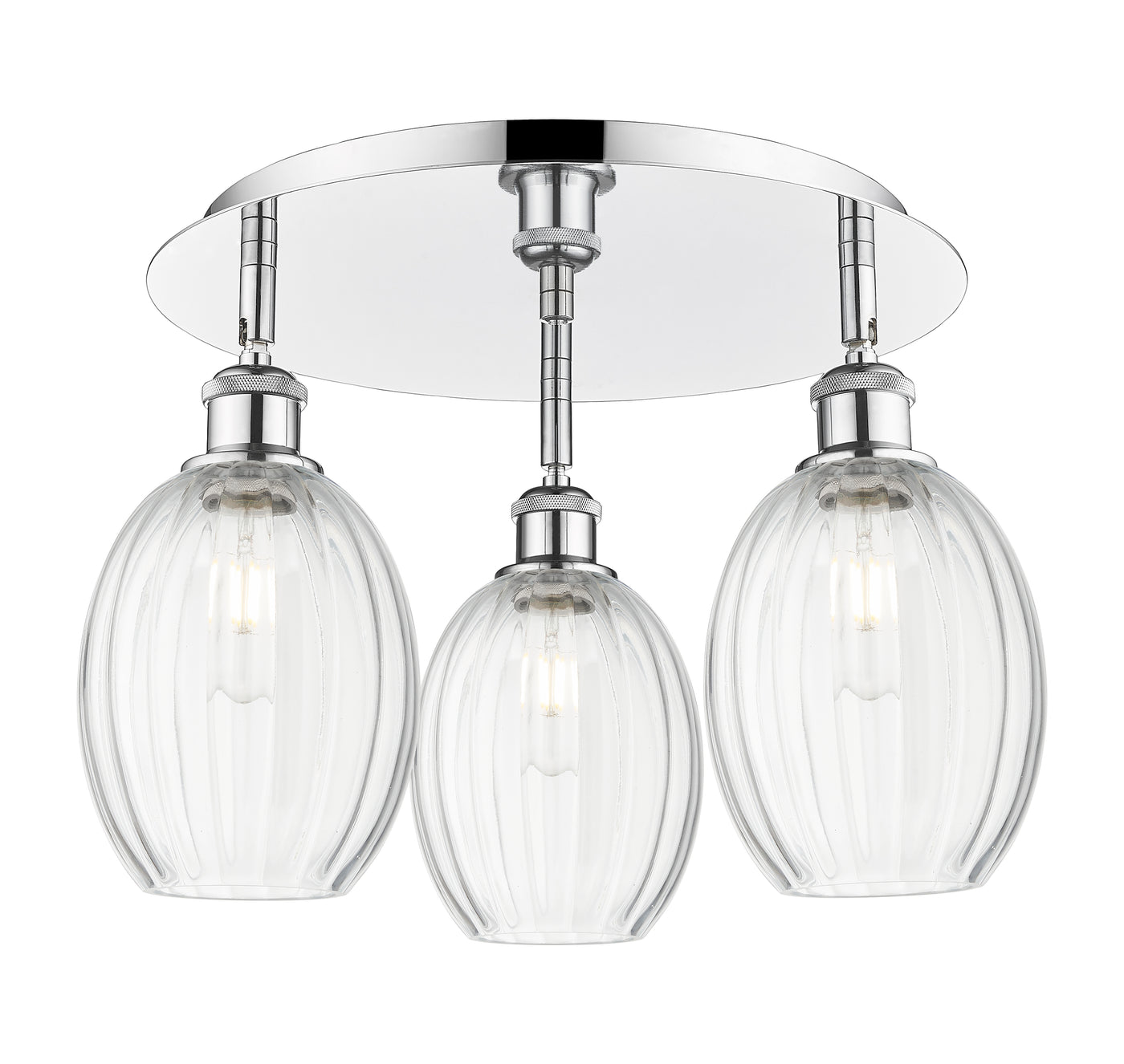 Ballston Semi-Flush Mount Satin Nickel