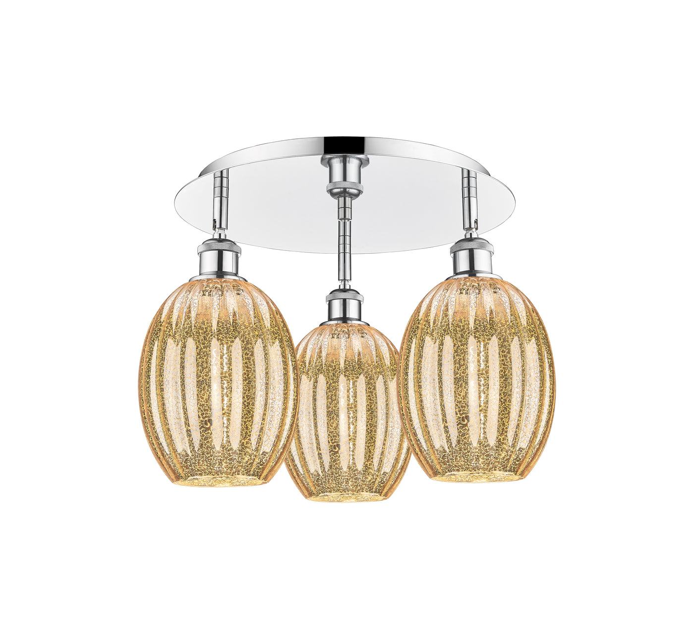 Ballston Semi-Flush Mount Satin Nickel